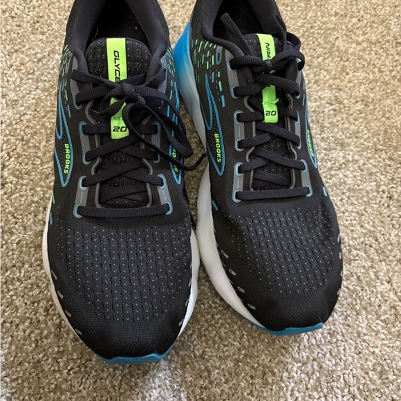 Brooks Black and Blue Men's Running Shoe - Picture 3 of 6